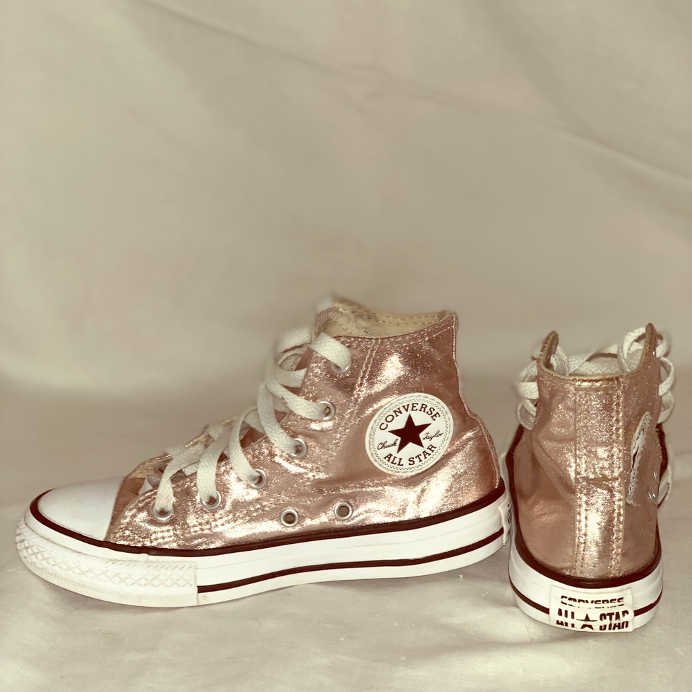 Converse rose gold